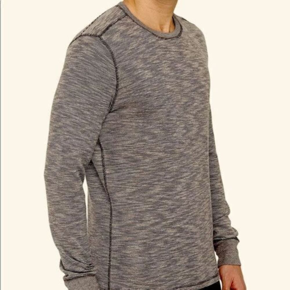 Jack Spade Men's Benning Stripe‎ Thermal Henley Shirt